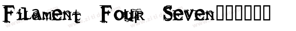 Filament Four Seven字体转换